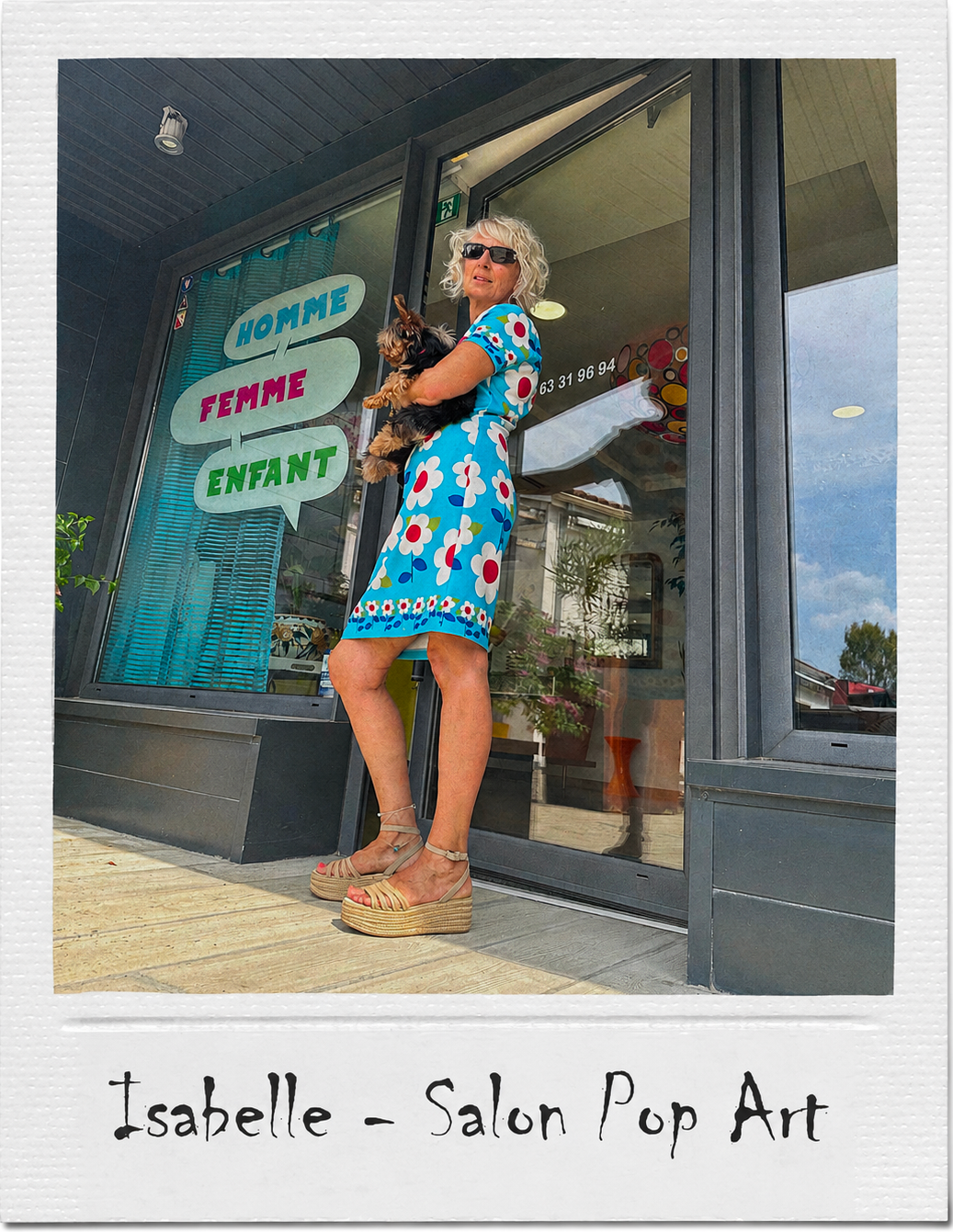 photo salon de coiffure pop art septfonds