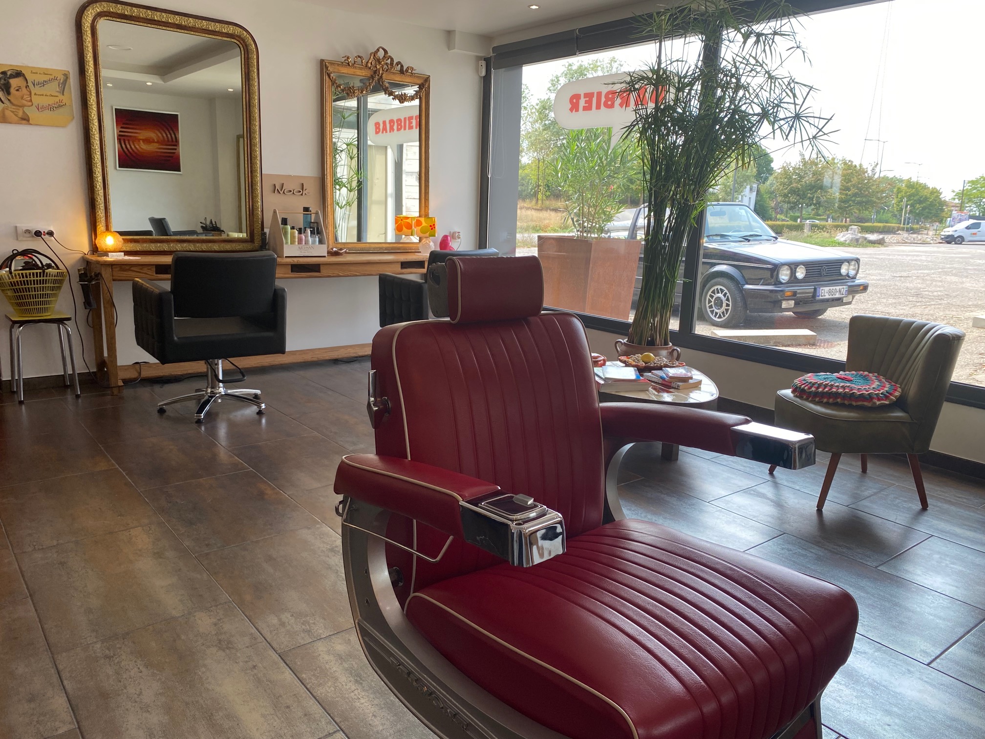 photo salon de coiffure pop art septfonds