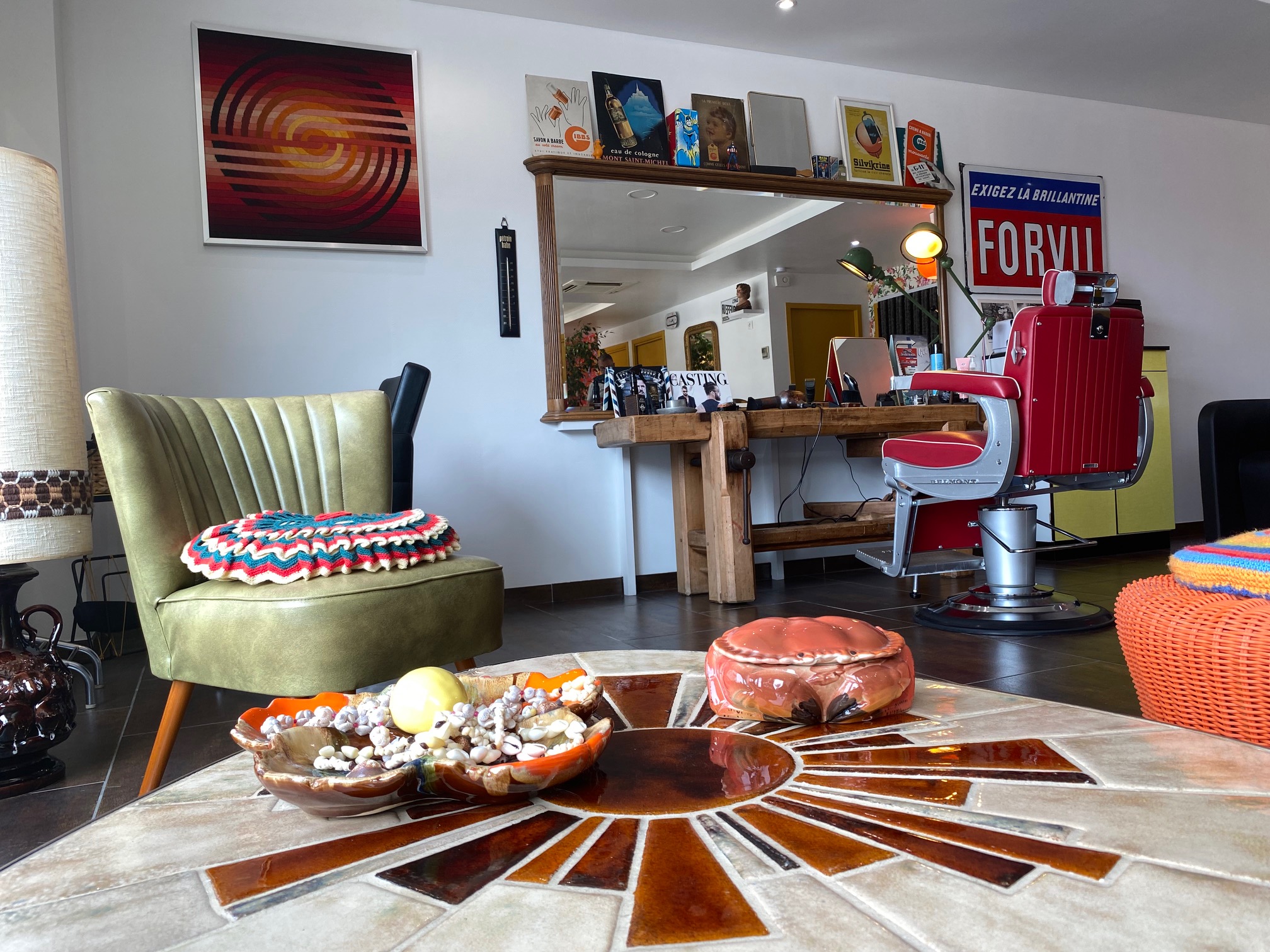 photo salon de coiffure pop art septfonds