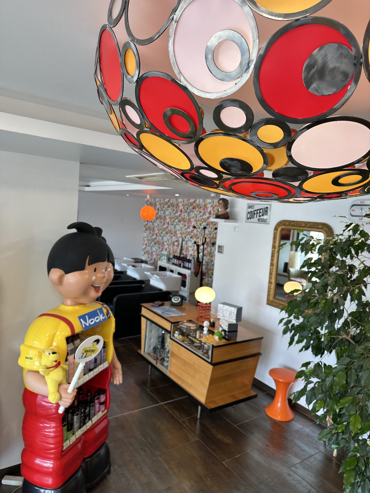 photo salon de coiffure pop art septfonds